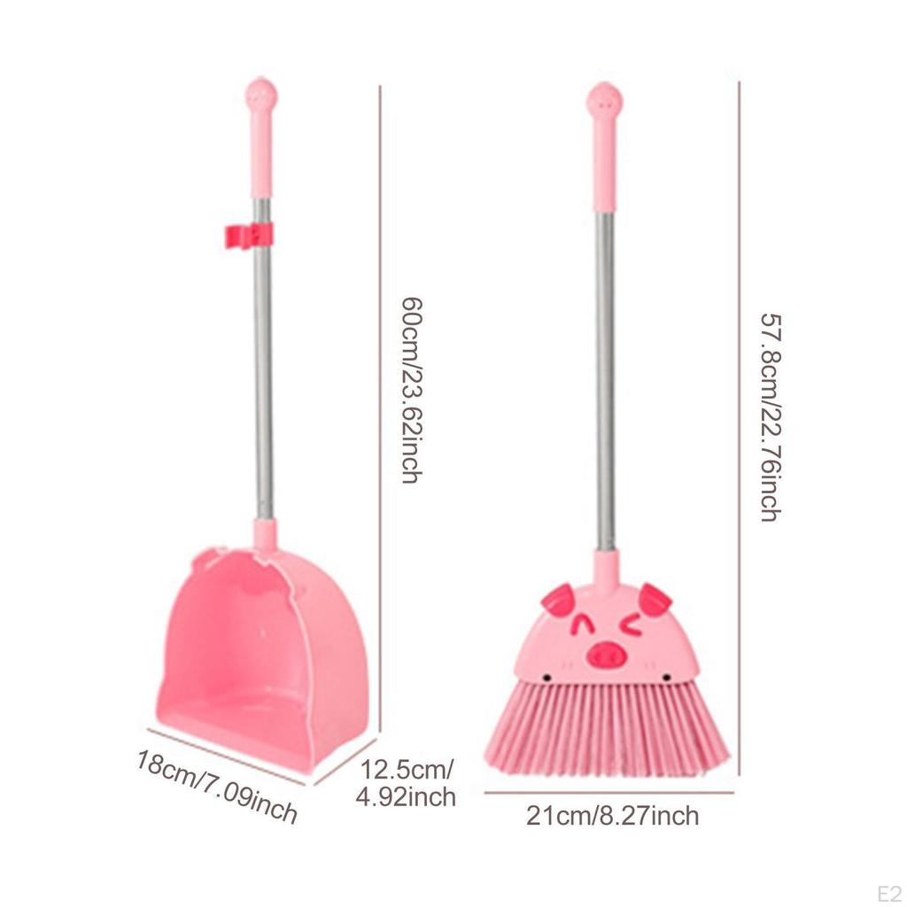 Children's Broom Dustpan Set, Cleaning Funny Little Household Helper