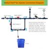 For Agricultural Use Fertilizer Injector 29.5cm Affordable Irrigation Mixing Solution Irrigation Device Easy System Integration