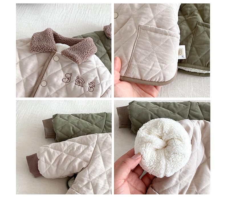 Giacca Imbottita in Cotone con Collo di Pelliccia Invernale 2025 da Ragazzo - Moda Stile Coreano