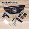 Kids Barber Role Play Set For Boys Girl Pretend Play Hair Salon Shaving Kit Toys Fashion Makeup Toy Dress Up Game Birthday Gifts