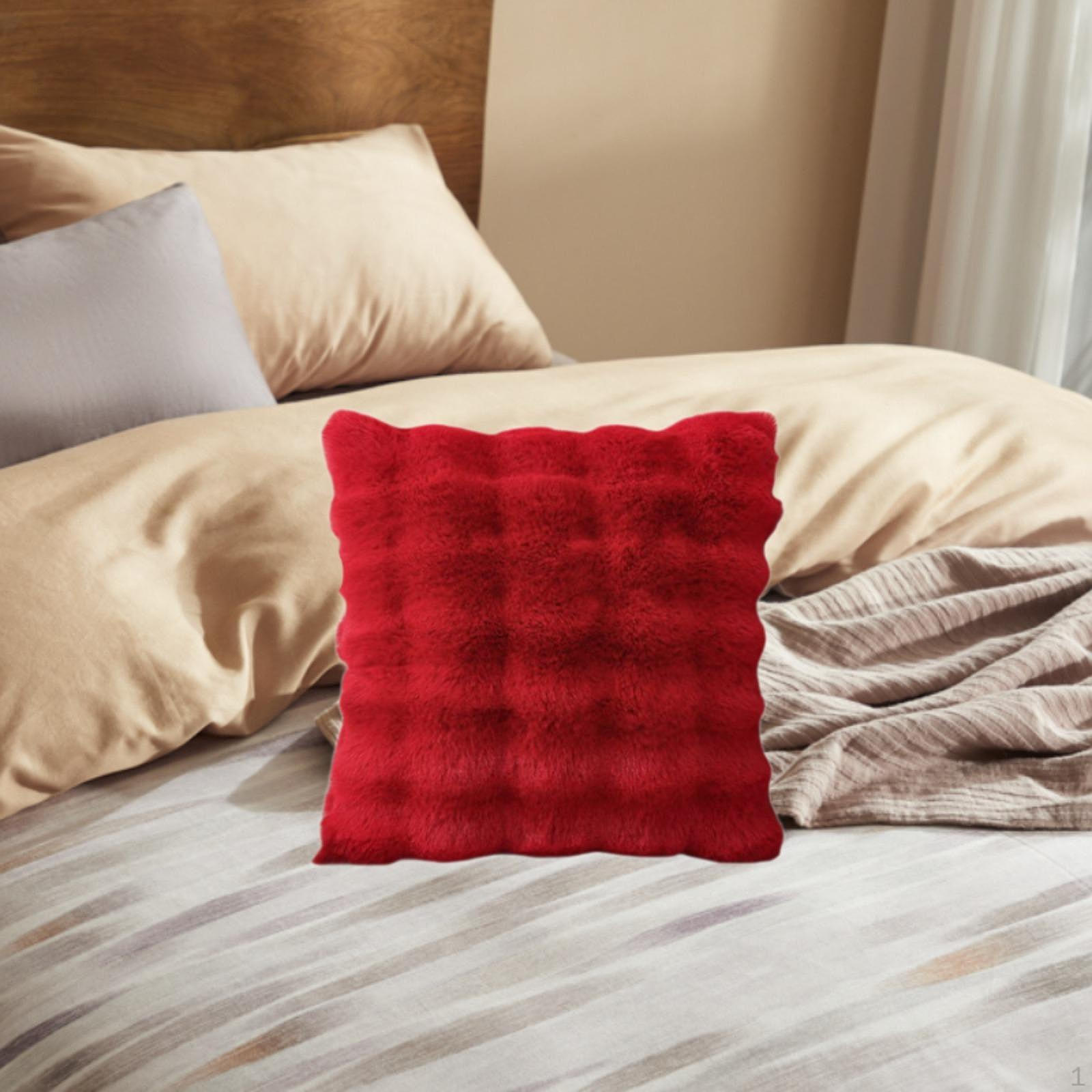 

Чехол для декоративной подушки 43x43 см для дивана и гостиной красный