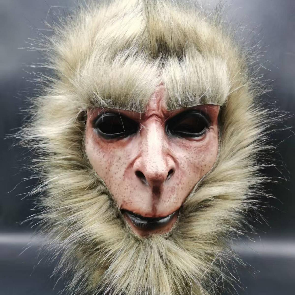 

Game merchandise Black Myth: Wukong latex mask Monkey King cos Props, party makeup, performance, dance party Sun Wukong mask