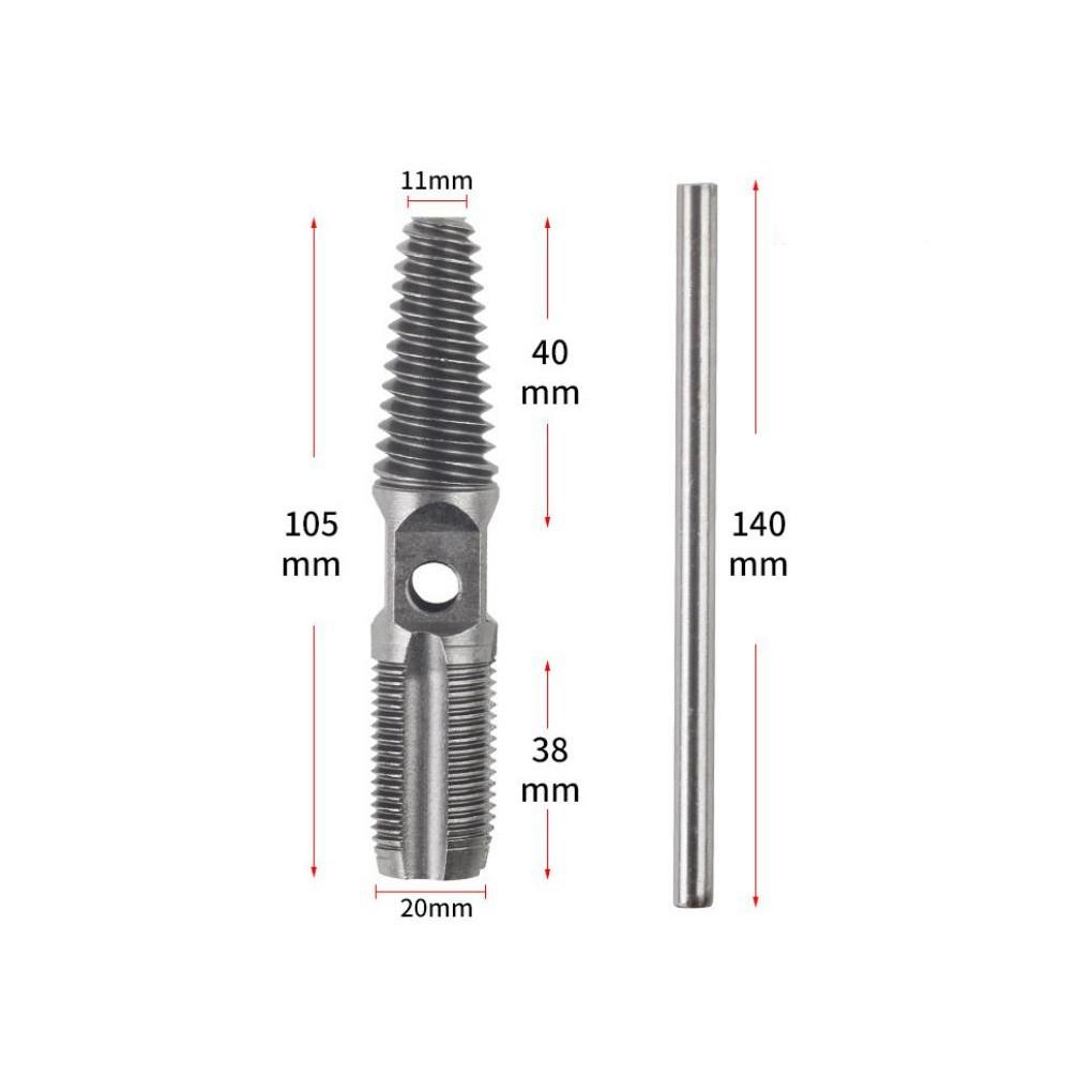 Screw Extractor Set Carbon Steel Damaged Bolt Remover Faucet Water Pipe