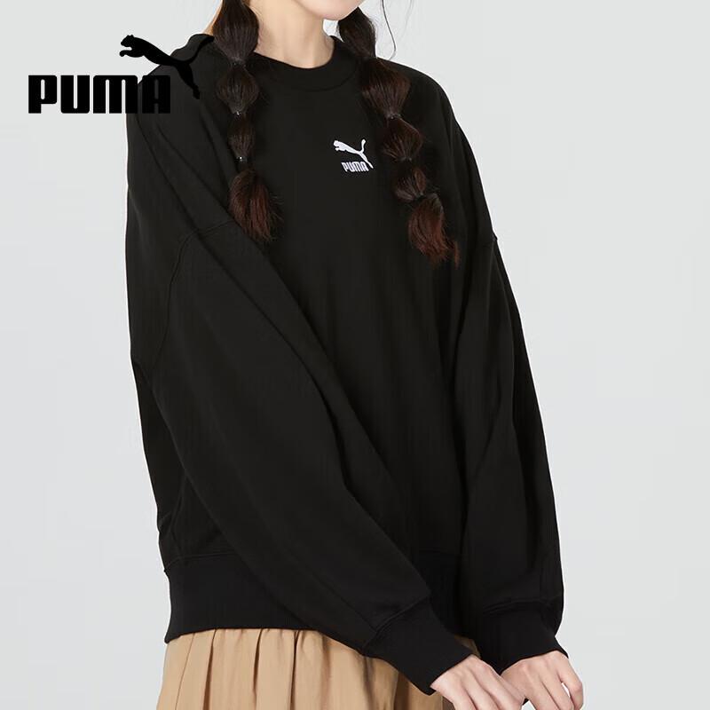 PUMA Women s Crew Neck Sport Sweatshirt L
