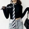 Stripe JK Uniform Necktie Korean Belt Accessories Fashion Shirt Tie Decoration  Uniform Suit