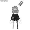 Girls Hip Hop Shiny Crop Top Pants Kids K-pop Jazz Shorts Dance Culottes Clothes Sets Children Streetwear Girl Group Costume
