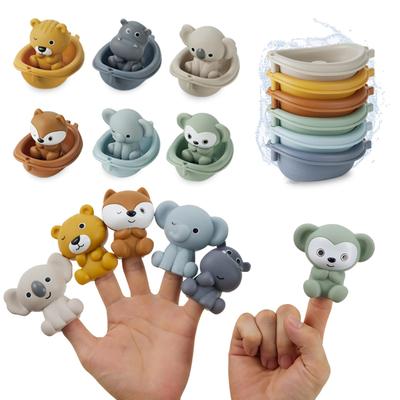 OTONOPI Bath Toys, Water Play Game Set, 12-Piece Animal Set, Animal Bath Toys, Pool Toy, Educational Toy, Birthday Gift for Boys and Girls