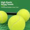 Tennis Trainer Rebound Ball for Beginner Indoor/Outdoor, Training Equipment with Elastic String Weighted Base, Portable Tennis Trainer for Kids Adults