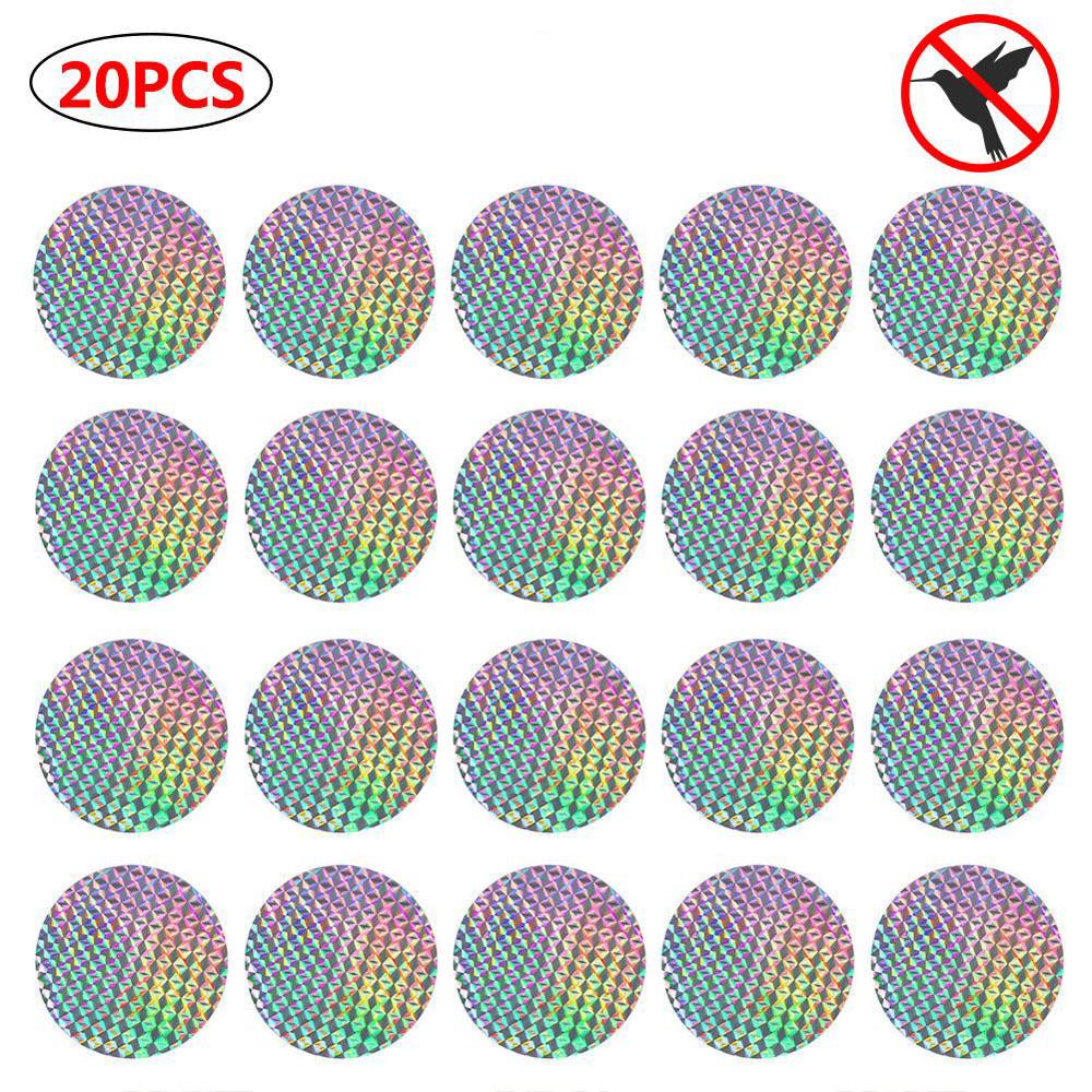 Outdoor Anti Bird Pigeon Bird Scare Sticker Bird Repellent Discs Deterrent Reflector Pest Control