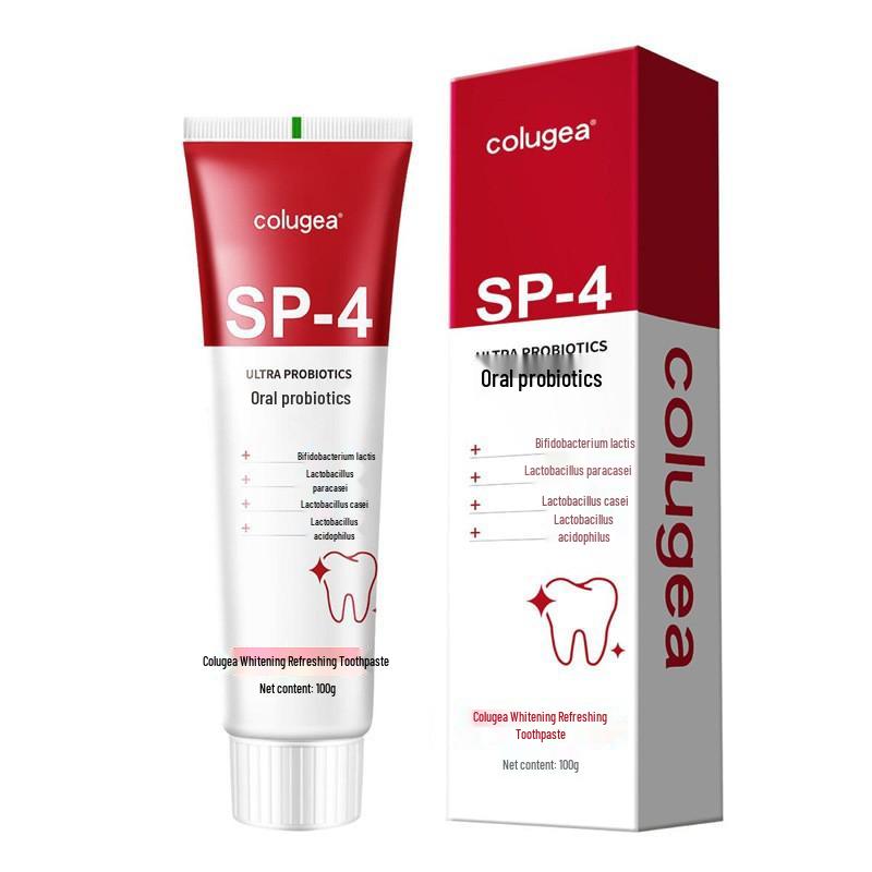 Source Yaya Shi SP-4 Whitening Toothpaste with Probiotics for Fresh Breath and Cleaning.