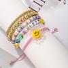 Mixed Color Elastic Soft Pottery Bracelet Love Tai Chi Yin Yang Soft Pottery Bracelet Friendship Couple Stacked Bracelet