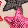 7pcs Sequined Star Patch Sewing/Stick On Fabric Applique Popular Garment Accessories For Creative Craft Project Decors