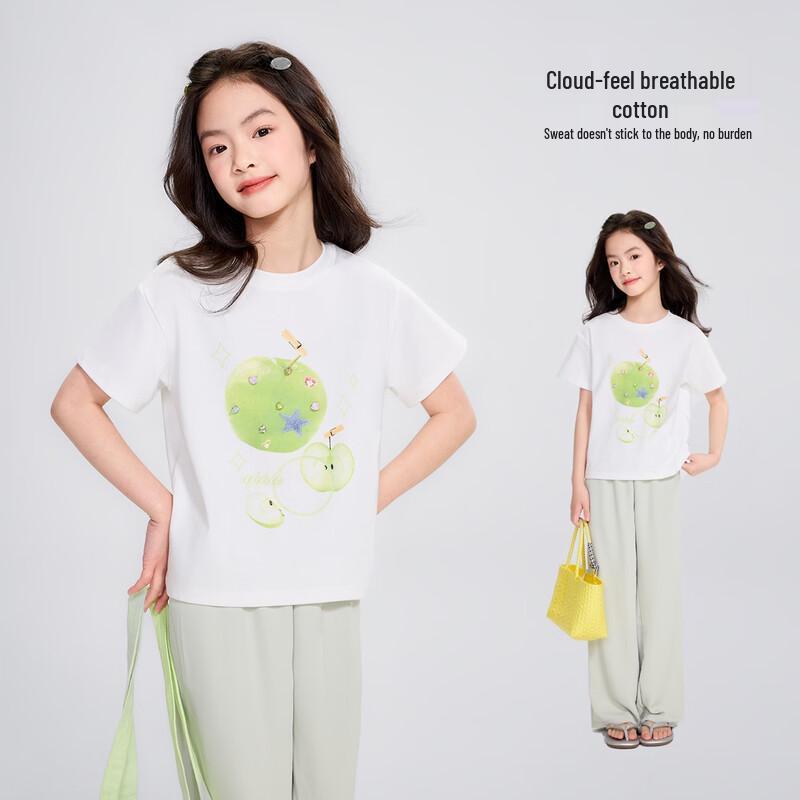 

Yuan Yuan Princess Girls Cartoon Print T-Shirt 150