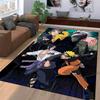 Naruto Shippuden Poster Naruto Sasuke Itachi Kakashi Dark Hand Anime Art soft printed floor mat rug for living room bedroom home decor