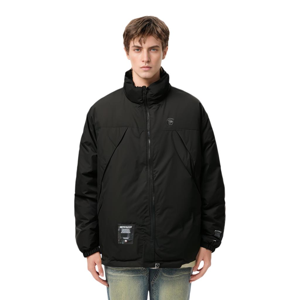 Aape By *A Bathing APE® Logo Patch Down Jacket AAPDNM7655XXN