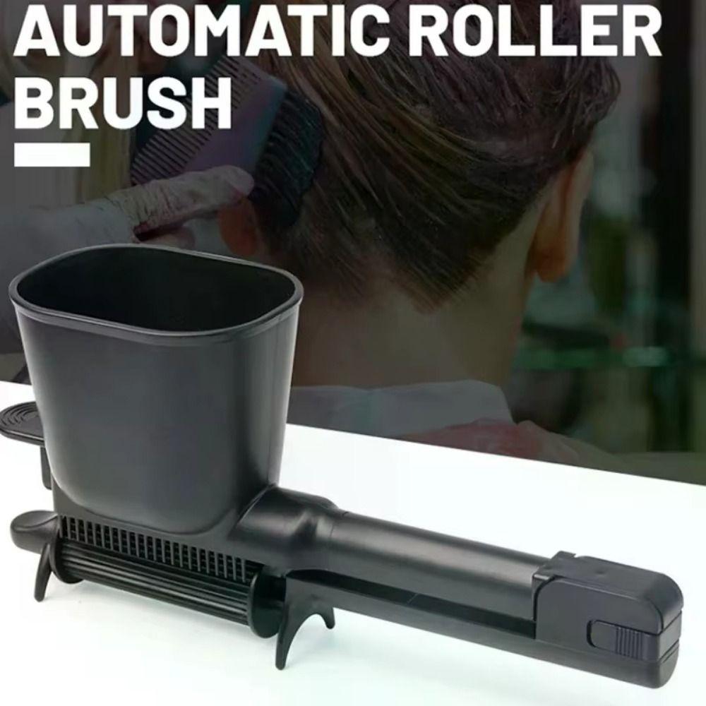 Smooth Brush Automatic Roller Comb Large Capacity 2-in-1 Dye Tool Barber Styling