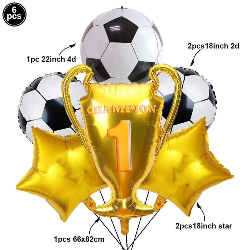 Standing Soccer Foil Balloon Kids Football Theme Birthday Party Baby Shower Decor Football Club Decor Supplies Boys Gifts