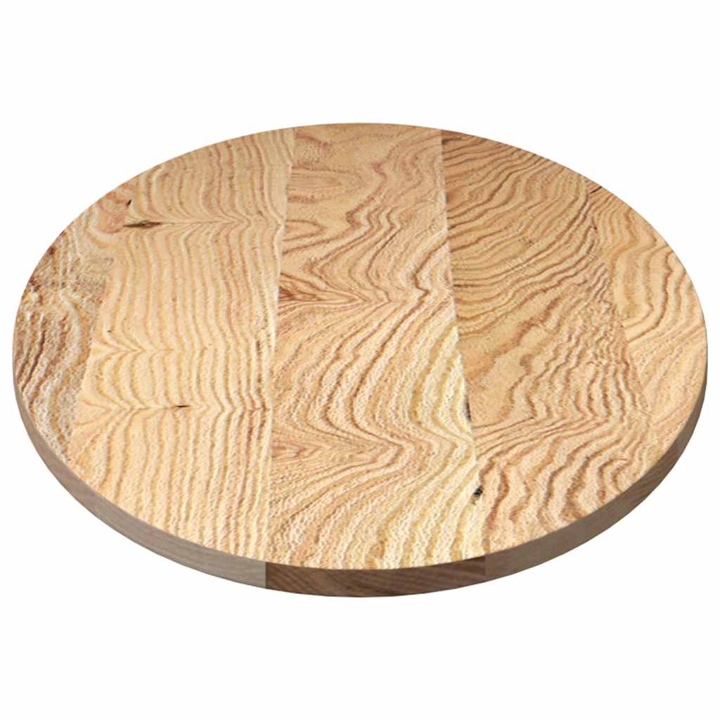 Vidaxl Tablero de Mesa, 140X60X2 Cm, Madera Maciza de Roble, Ovalado