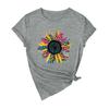 Women Short Sleeve  Soild  Sexy Cute Tee Slim Fit Tight Crop-Top T Shirt