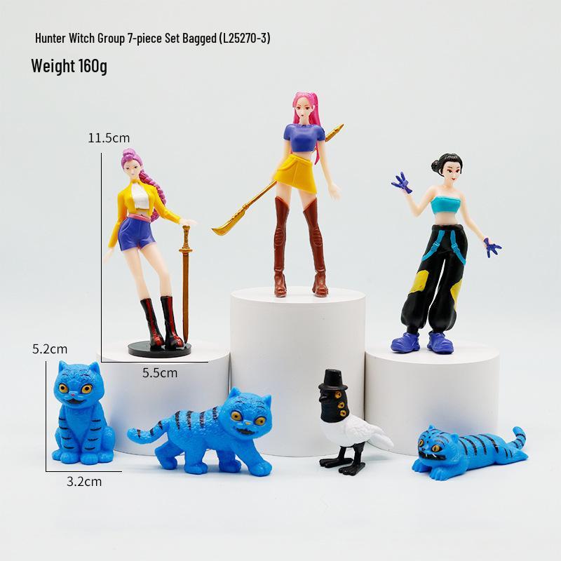 K-Pop Demon Hunter Plush: Cross-Border Anime Tiger Star Model