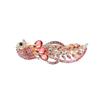 Korean Crystal Peacock Hairpin – Stylish Spring Clip & Hair Accessory
