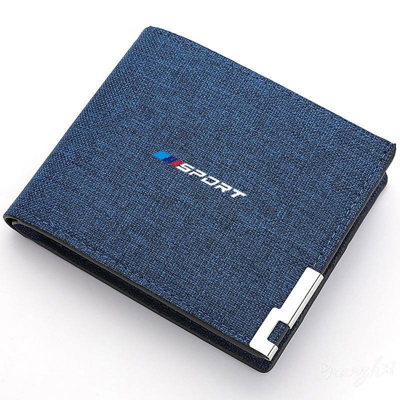 Car Logo Men Wallet Coin Coin Bag Bank Card Organiser For BMW 1 3 5 Series G30 G20 F30 F10 E60 X1 X3 E70 F15 F48a Auto Case Bag Yo2