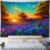 Living Room Art Decoration Tapestry Garden Scenery Oil Painting Wall Hanging Cloth Aesthetic Mural Hippie Wall Background