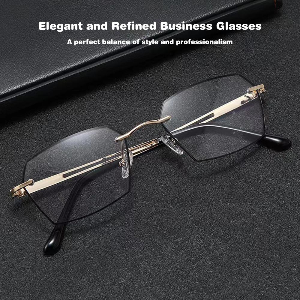 Metal Frame Presbyopia Glasses Ultra-Light Readers Glasses for Seniors  for Women & Men