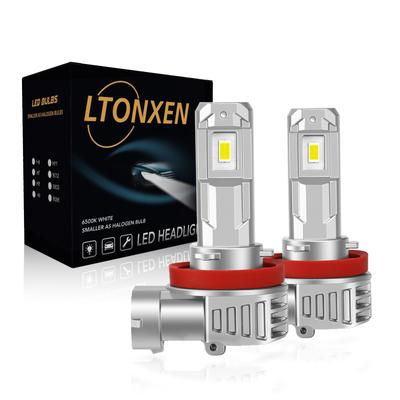 LTONXEN H11 LED Headlight, Ultra Compact Bulb, Compatible with H11/H8/H16, Brightness, 6,500K White, Easy