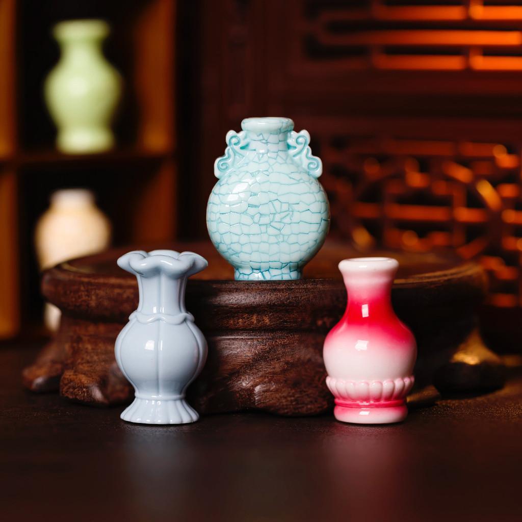 9Pcs/set Vintage Vase Miniatures Resin Ornaments Diy Fairy Garden Decoration Moss Terrarium Micro Landscape