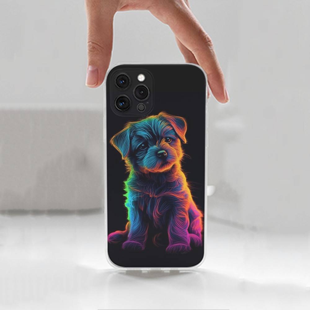 Colorful Animals For iPhone 12,Mini,16,X,13,XR,15,Pro,17,Plus,11,Max,14,SE,XS,Transparent Soft Cover Case