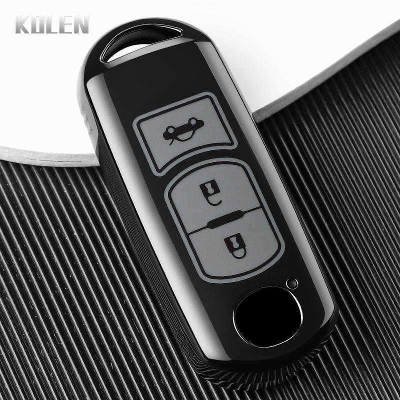 New Tpu Car Key Case Cover Fob For Mazda 2 3 5 6 Bl Bm Gj Atenza Axela Demio Cx-3 Cx3 Cx-5 Cx5 Cx7 Cx-9 Cx8 Protected Shell Bag