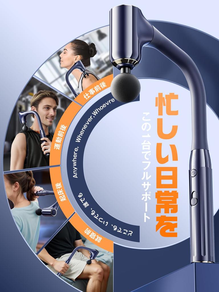 Ultimate Myofascial Release Gun for Ultimate Powerful Handheld Gun with 10mm Reaches the Back Variable Speed Control and Telescopic LIHILIS Myofascial