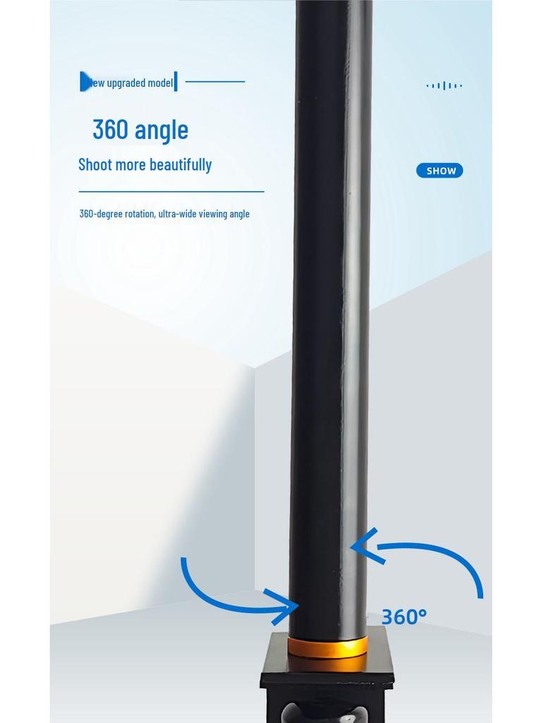 Aluminum Alloy Adjustable Desktop Stand for Mobile Live Streaming