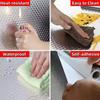 Kitchen Aluminum Foil Wallpaper Oil-Proof Waterproof Fireproof Wall Sticker High-Temperature Resistant Anti-Fouling StoveSticker