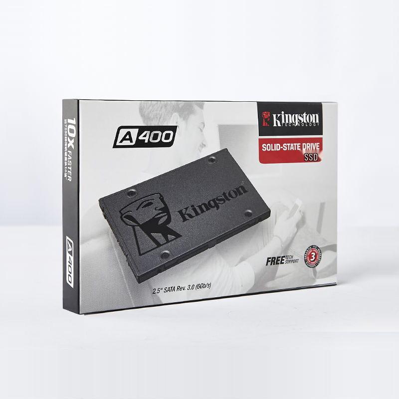 Kingston A400 SSD: 120GB, 240GB, 480GB, 960GB SATA III for PCs and Laptops.