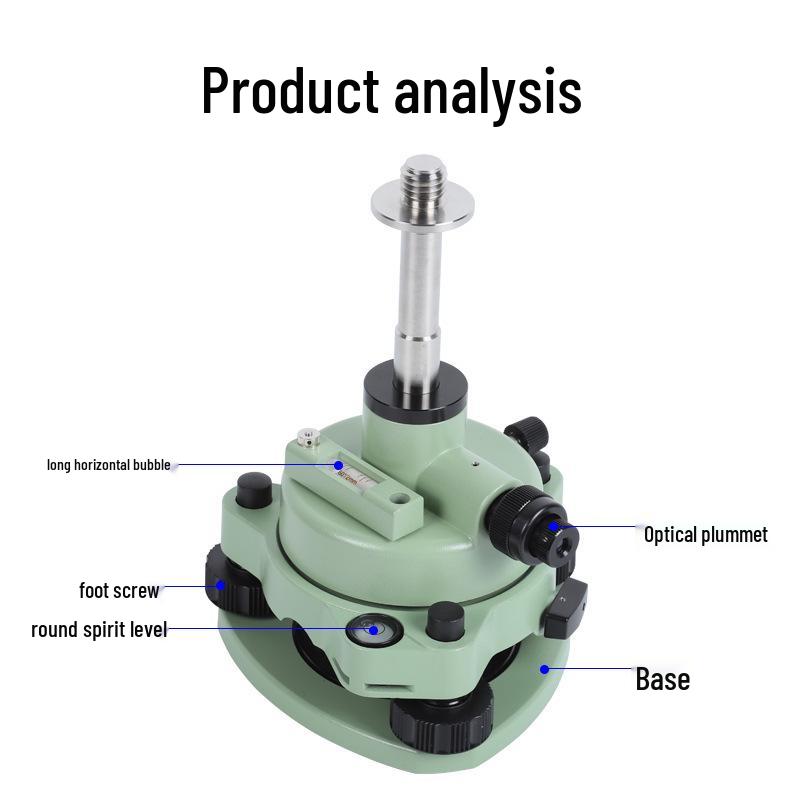 GPS RTK Theodolite Total Station Tripod Centering & Pointing Device with Prism Base Connector