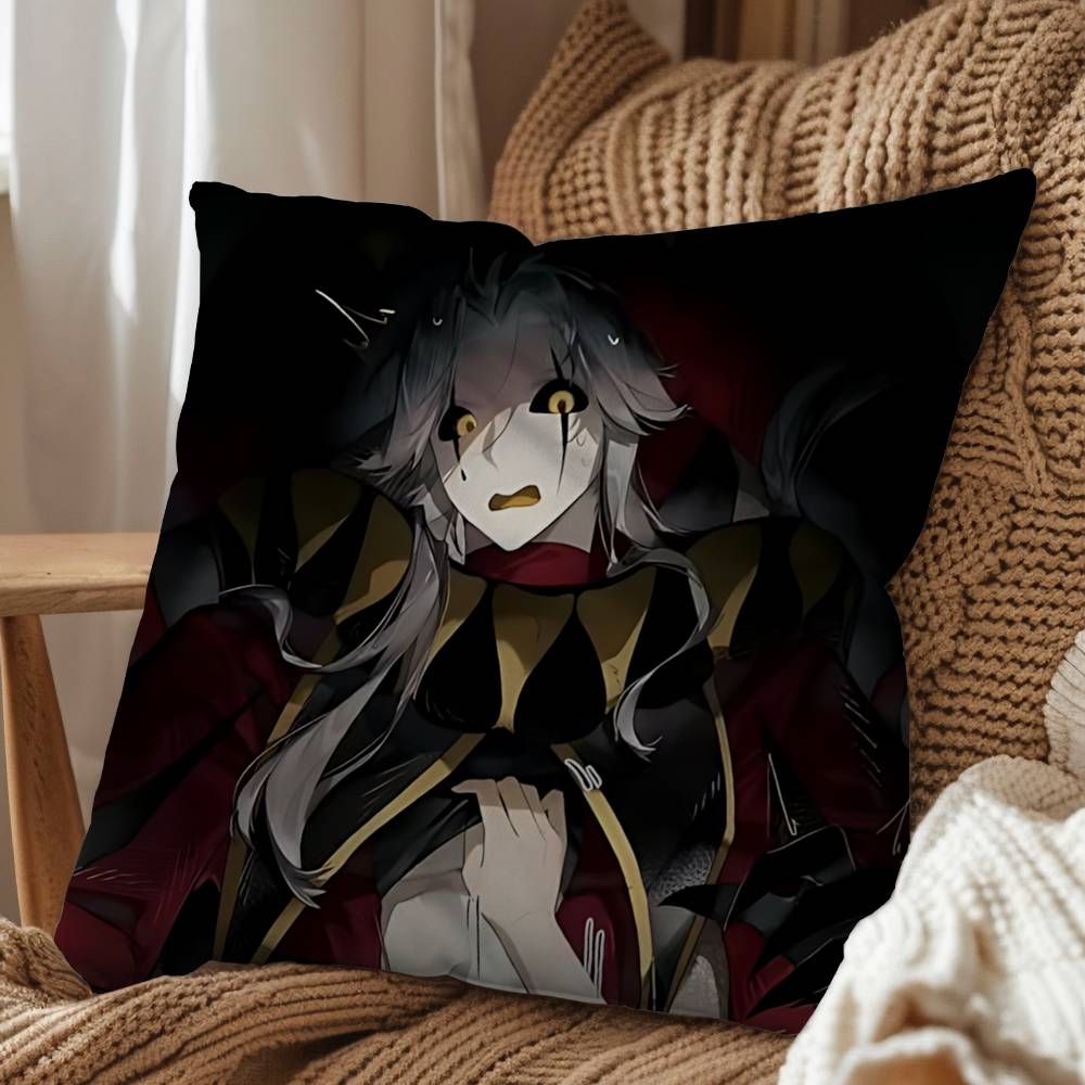purple Jester Pierrot Freak Circus Pillow Case Office Cushions Suitable For Sofa Car Bedroom Decorative Cushion Cover