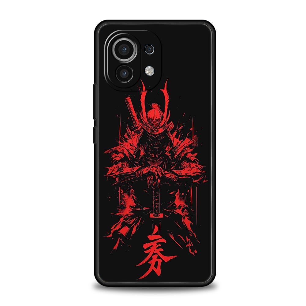 Japanese Bushido Samurai Phone Case For Xiaomi Mi 17 15T 15 14 14T 13T 12T Pro 12 13 Lite 5G 11T Poco X6 X7 X5 Pro Soft Cover
