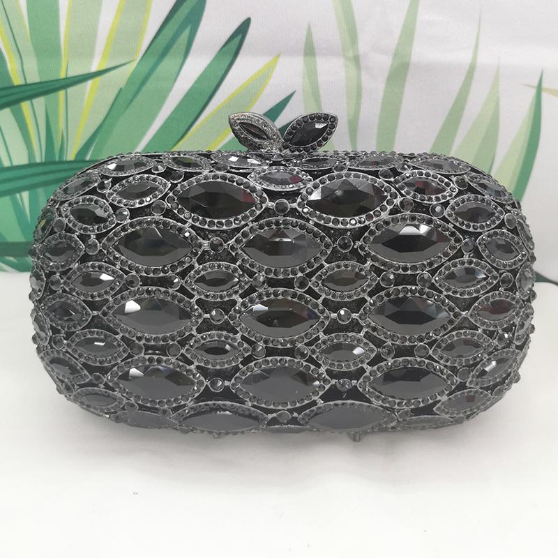 Große grüne Diamant-Abend-Kupplungstasche WHTUOHENG Strass-Hochzeitstasche Damen Kristall-Handtaschen Hochzeitsfeier-Tasche Abend-Geldbörse