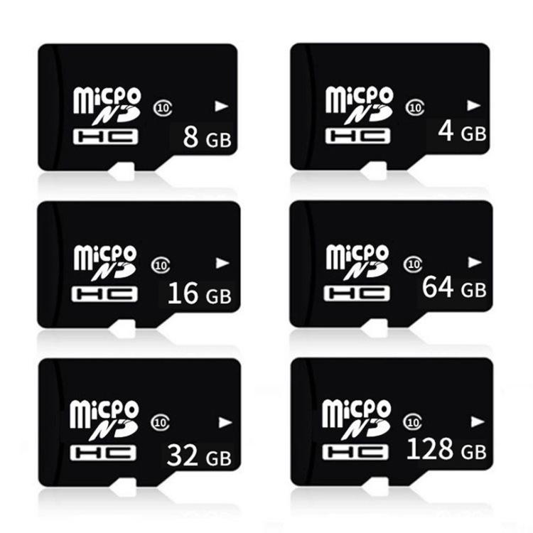 High-Speed microSD/TF Memory Card: 4GB/8GB/16GB/32GB/64GB Compatible Storage.