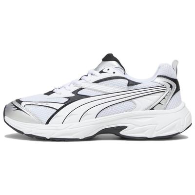 Morphic Base Silver Black Unisex Sneakers White Feather-Grey 392982-02