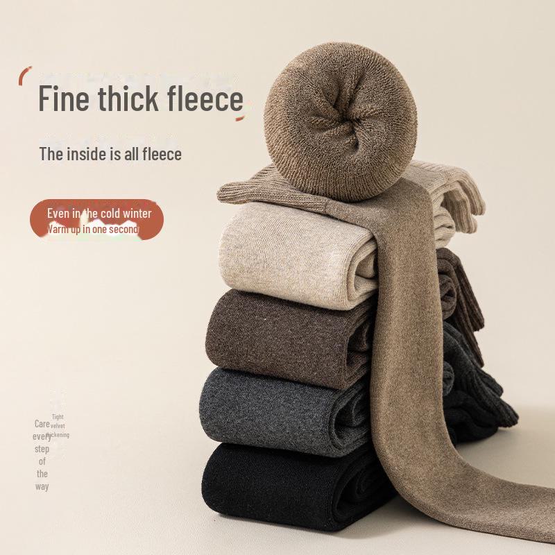 Grube Frotte Bawełniane Podkolanówki Wyszczuplające i Ocieplające - Przyjazne dla Skóry Podkolanówki Damskie, Idealne na Jesień i Zimę