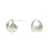 Matte Metal Retro Earrings Women's Personality Minimalist Vintage Design Elegant Temperament Everyday Ear Jewelry