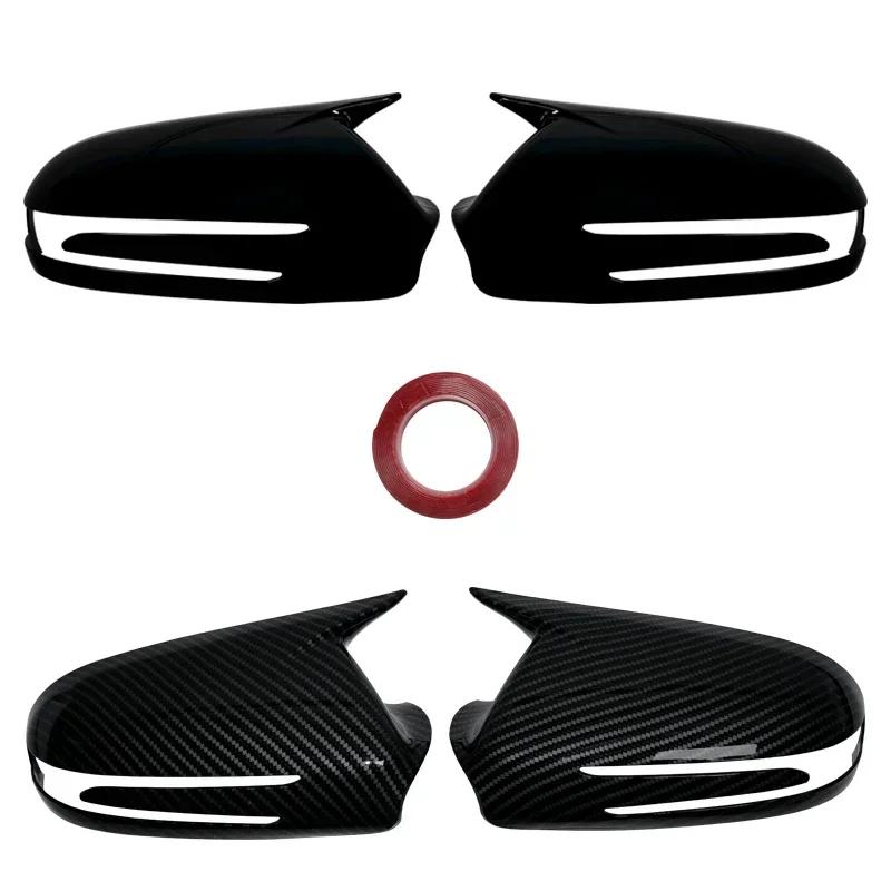 For Mercedes Benz CLS C219 W219 CLS280 300 320 350 2009-2011 Carbon Fiber Car Rearview Mirror Cover