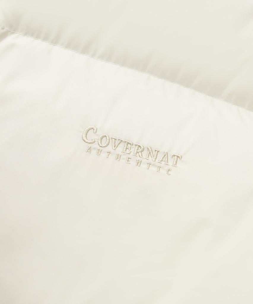 Covernat 24Fw Rds Civic Origin Hooded Short Puffer Ivory