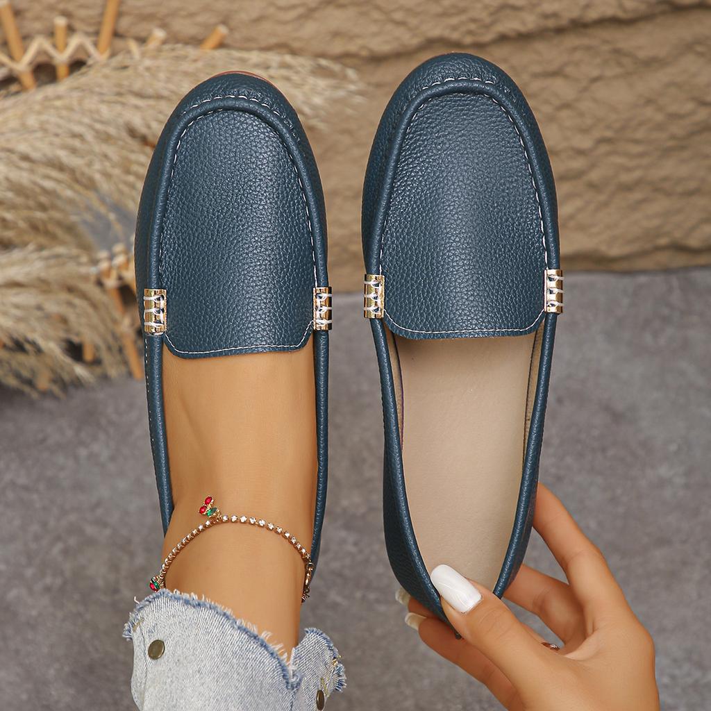 Plus Size Shoes for Women 36-43 Spring Autumn 2026 Fashion Slip On Platform Comfortable Non-slip Flats Zapatos De Mujer