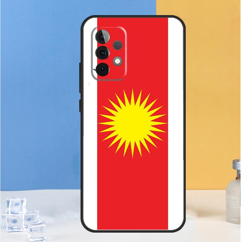 Yazidi Flag Ezidxan For Samsung Galaxy A16 A26 A36 A56 A13 A33 A53 A05 A06 A54 A34 A14 A32 A52 A55 A35 A15 Case