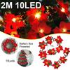 LED Christmas Garland with Lights Artificial Holly Berry Leaf Vine for Xmas Tree Fireplace Mantel Stairway and Holiday Home Decor
