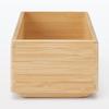 MUJI Stackable Bamboo Organizer W X 26cm D X Product Number Suitable for Clothing Storage Box, Small, 8.5cm 5.5cm H, 12057871,